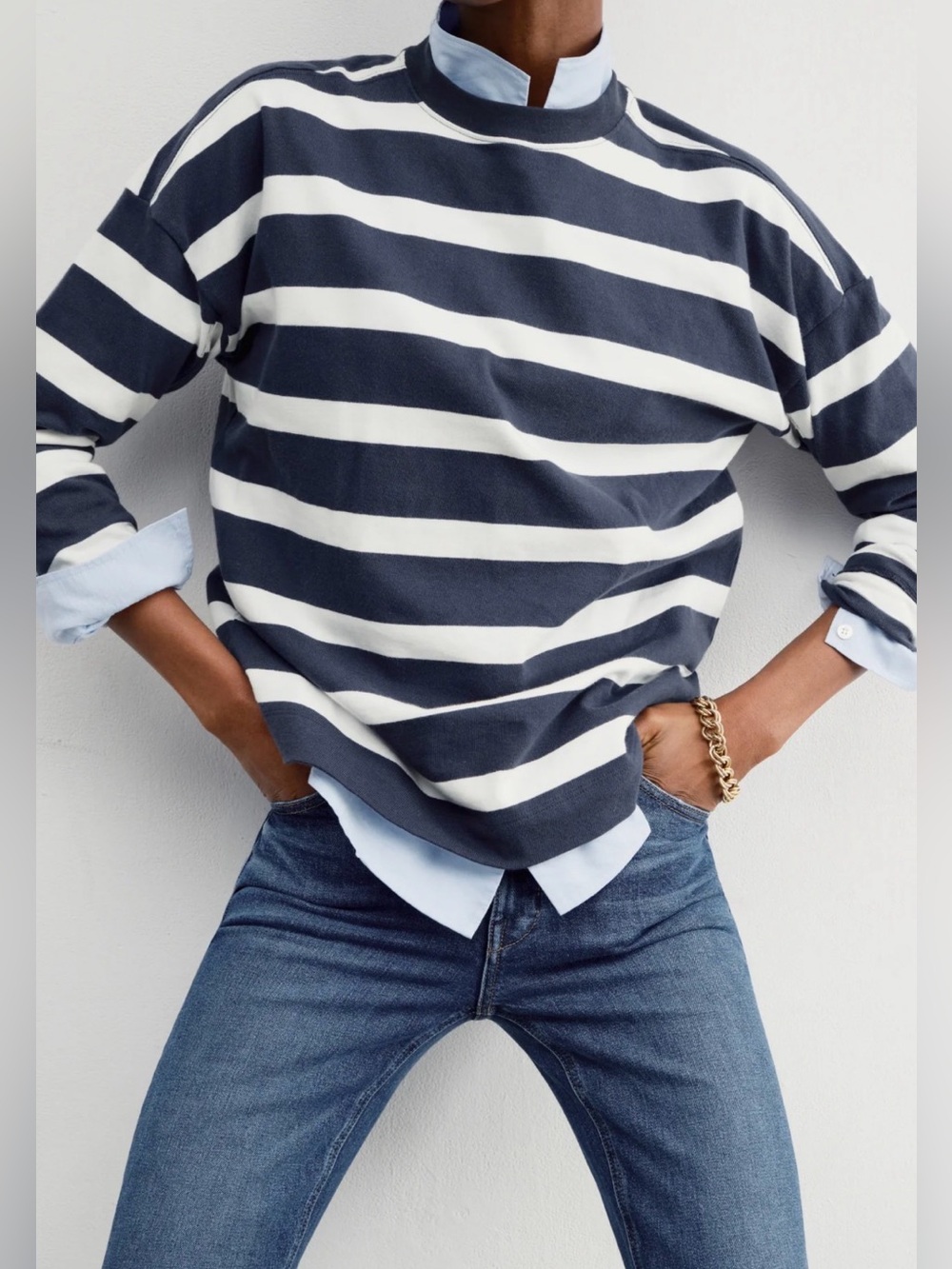 AYR Striped Early mornings Long sleeve tee